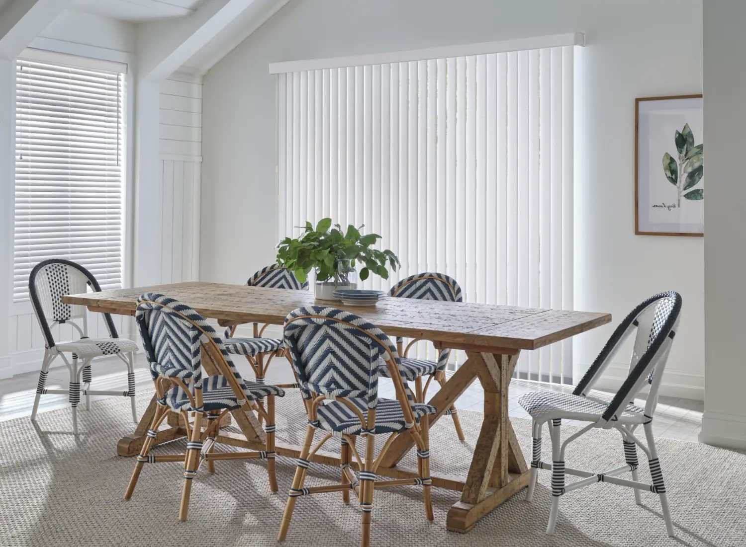 custom vertical blinds on patio door